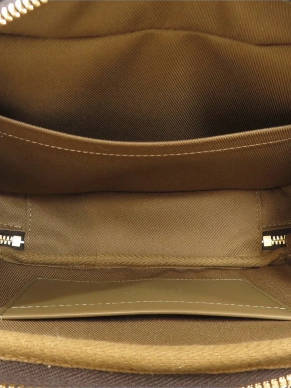 Louis Vuitton Monogram Canvas Messenger Crossbody with Cream Logo Strap